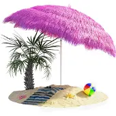 Kingsleeve Parasol Hawaii Roze Ø160cm UV-bescherming 30+