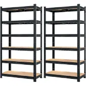 Monzana Stellingen voor zwaar gebruik set van 2 zwart 180x90x40cm