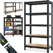 Monzana Stellingkast Zwart 180x90x40cm tot 875kg