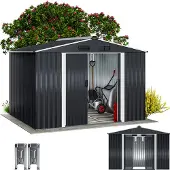 Gardebruk Tuinhuis - XXL Metaal - 260x205x180cm - Antraciet