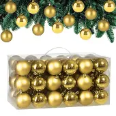 Casaria Kerstballen Goud 54-delig