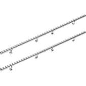 Monzana Trapleuning 4 stuks RVS 4,2x400cm