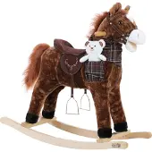 Deuba Schommeldier Paard Bruin met Geluid