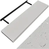 Casaria Wandplank Zwevend Mat Wit MDF 90x23x3,8cm