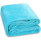 Monzana Plaid Blauw 200x150cm