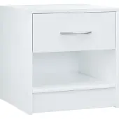 Casaria Nachtkastje Kiel Wit 41x39x28cm
