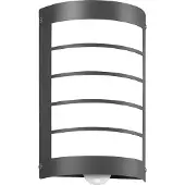 CMD Wandlamp buiten met bewegingssensor AQUA MARCO, alu / grijs / zink, Roestvrij staal, Modern