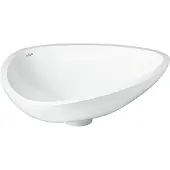 Axor Massaud wastafel opbouw voor plaatsing op tafel 60cm wit