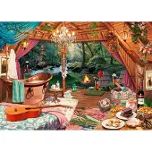 Ravensburger Cozy Glamping Puzzel (500 XL stukjes)