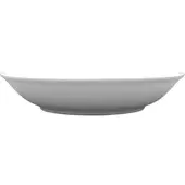 Lubiana Hotel Diep Bord 23 cm - Wit Porselein