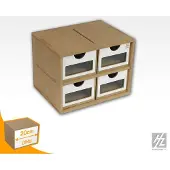 Hobbyzone Drawers Module x 4 - - HZ-OMs01a - Modular Workshop Systeem Opbergmodule met 4 Lades