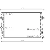 Diederichs DCM3474 Radiateur