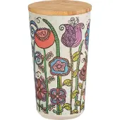 Wenko Bloemen Opbergpotje, Opbergblikken, Beige