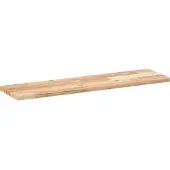 vidaXL Wandschap zwevend 80x20x2 cm onbehandeld massief acaciahout
