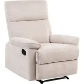 Beliani EVERTON - Relaxfauteuil - Beige - Polyester
