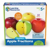 Learning Resources Magnetic Apple Fractions - 3+