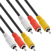 Intos Tulp composiet audio video kabel - 1 meter