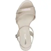Tamaris Sandalen met riem beige