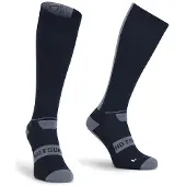 SpatzWear Spatz Hotsokz Lange Winter Merino Sokken Zwart Grijs || Maat: 39-44