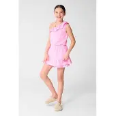 Shoeby playsuit - roze Meisjes Katoen Off shoulder Effen - maat 158/164