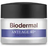 Biodermal Anti Age Nachtcrème 40+ met niacinamide & peptide