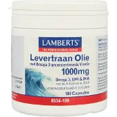 Lamberts Levertraanolie 1000mg Capsules