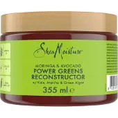 Shea Moisture SheaMoisture Power Greens Reconstructor Haarmasker - Moringa & Avocado - natuurlijk vrij van siliconen, sulfaten en Curly Girl Approved - 355 ml