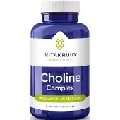 Vitakruid Choline Complex met Inositol, B1, B5, B12 & Folaat 90 Vegetarische capsules
