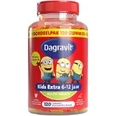Dagravit Kids-xtra Vitaminions Multivitaminen 6-12 Jaar 120 Gummies