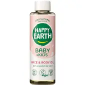 Happy Earth Baby & Kids 100% Natuurlijke Gezicht & Lichaam Olie 150 Ml