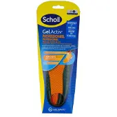 Scholl GelActiv Inlegzolen Professioneel - Zolen voor Werkschoenen en Laarzen - Large - Dempende Zooltjes Schoenen Maat 41 tot 46,5 - GelWave Technologie - 1 Paar