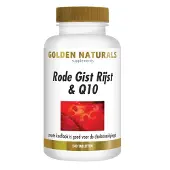 Golden naturals Rode Gist Rijst & Q10 (240 tabletten)