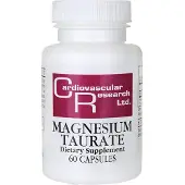 Cardiovascular Research Cardivascular Research Magnesium Tauraat 125mg Capsules