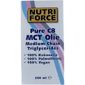 Nutriforce MCT 8 olie 500 ml