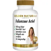 Golden naturals Foliumzuur actief (90 capsules)