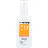 Biodermal Zonnespray gevoelige huid SPF50+ 175 ml