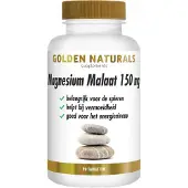 Golden naturals Magnesium malaat vegan