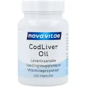 Nova vitae Cod Liver Oil Levertraanolie Capsules