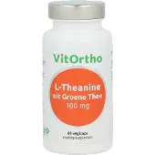 Vitortho L-Theanine uit groene thee 100 mg 60 vcaps