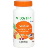 Vitortho Visolie 30 mg EPA – 115 mg DHA Kind Kauwcapsules