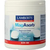 Lamberts MagAsorb magnesium citraat (180 tabletten)