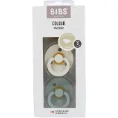BIBS Anatomic Fopspeen Ivory - Sage 6-18 Maanden 2 St Speen