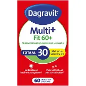 Dagravit Vitaal 60+ Multivitaminen - Ondersteunt het immuunsysteem (1) - 60 tabletten