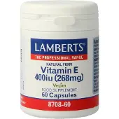 Lamberts Vitamine E 400IE natuurlijk (60 capsules)