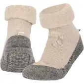 Apollo Dames / heren pantoffels slofsok antislip wol