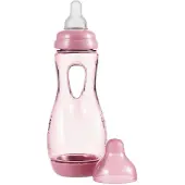 Difrax Handgreepfles 240 ml Raspberry