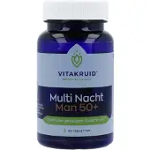 Vitakruid Multi Nacht Man 50+ 100% Vegan 30