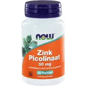 Now Zink picolinaat 50mg (60 vegicaps)