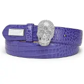 Philipp Plein Belt Skull Crystal