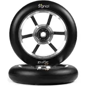 North Stuntscooter wielen - Signal V3 - 24 mm - Zilver/Zwart -